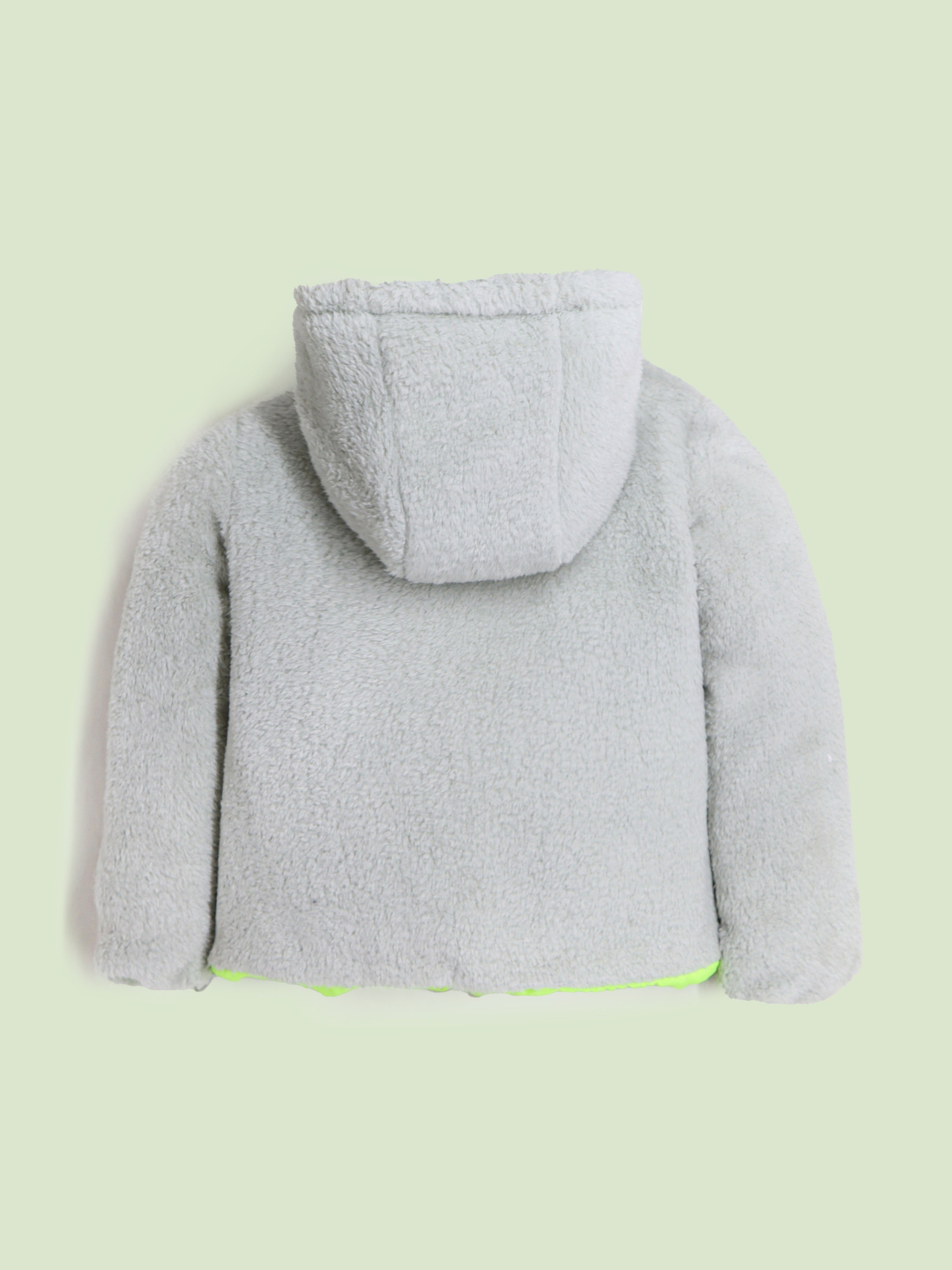 Cherry Crumble Green & Grey Sweet-Classic Reversible Jacket