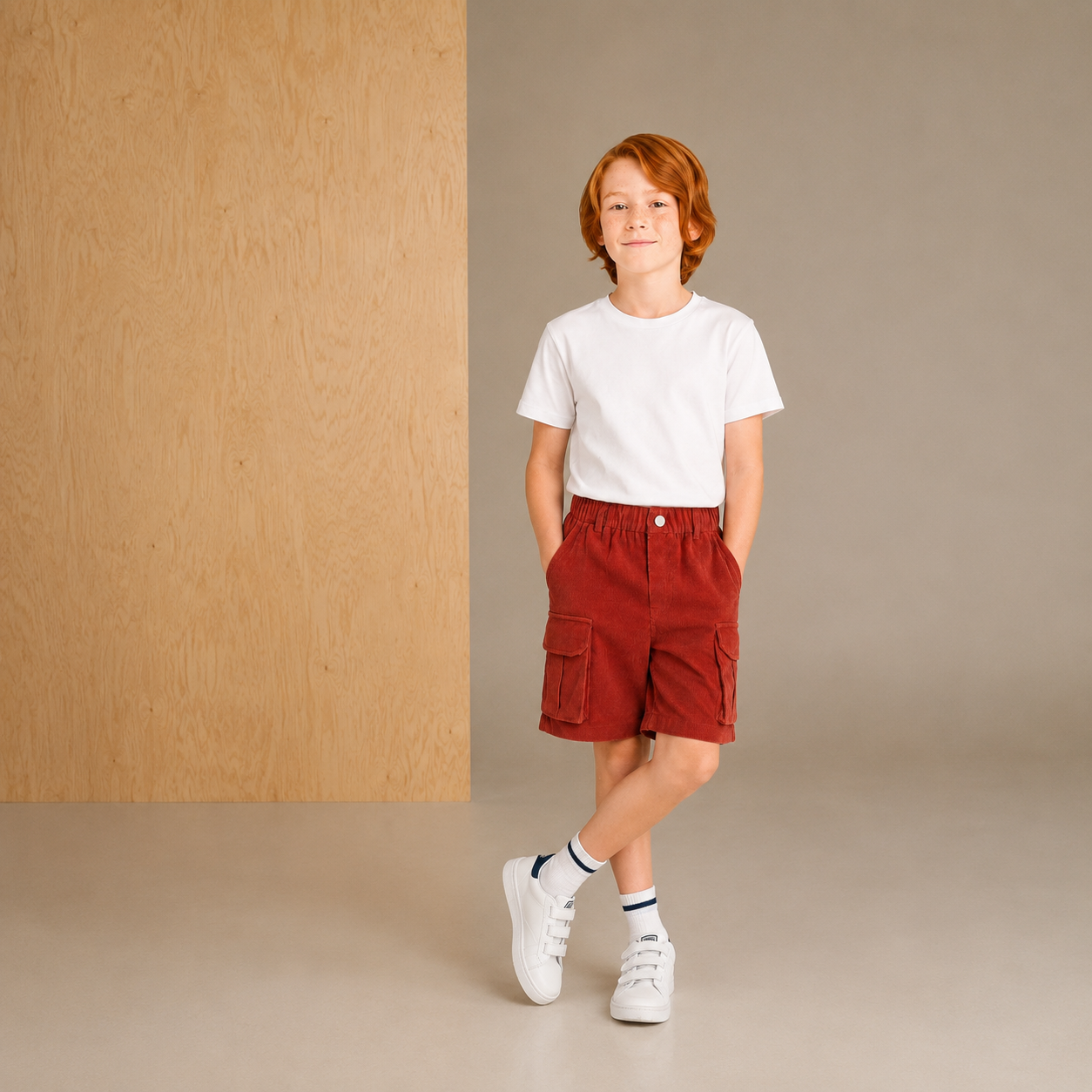 Orange Cute Graceful Shorts
