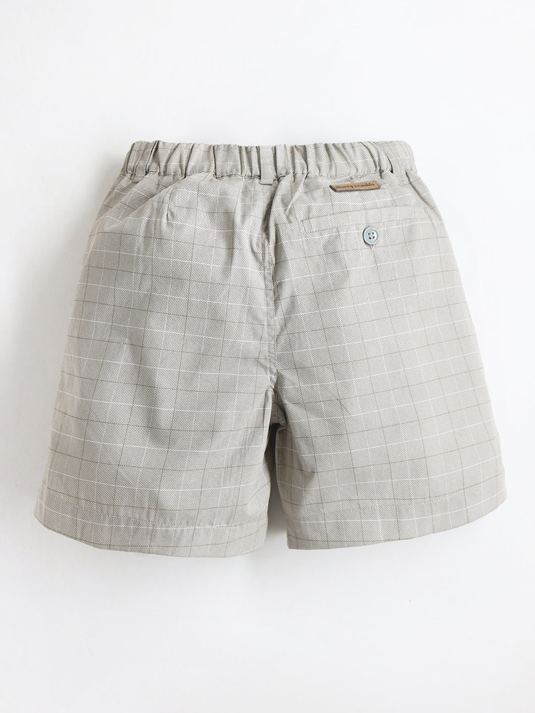Cherry Crumble Khaki Checkered Adorable Graceful Shorts