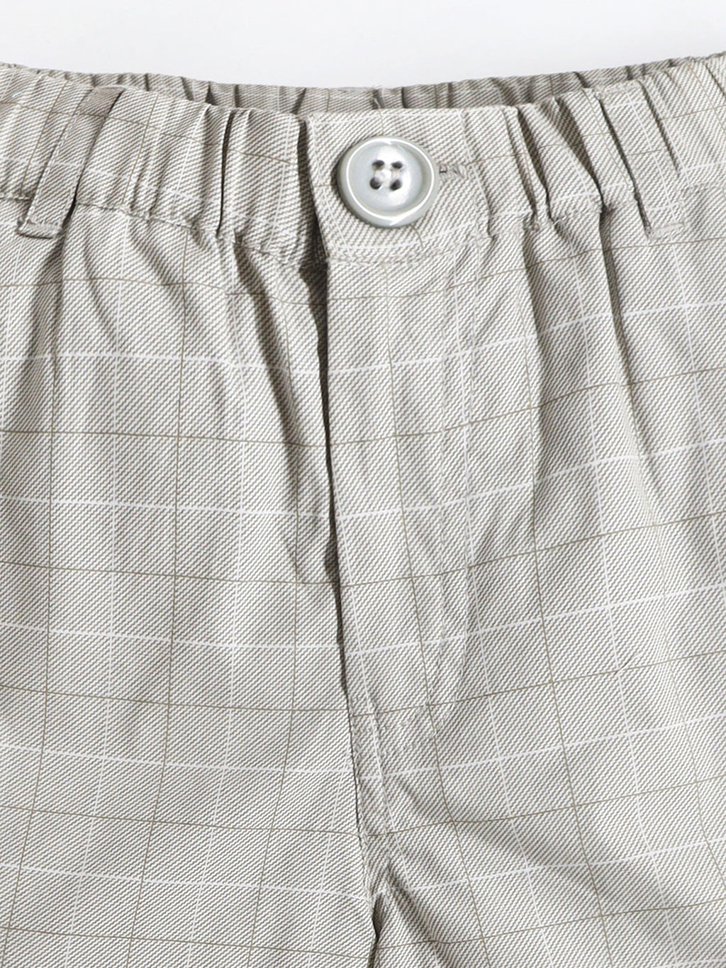Cherry Crumble Khaki Checkered Adorable Graceful Shorts