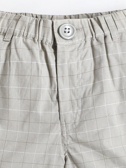 Cherry Crumble Khaki Checkered Adorable Graceful Shorts