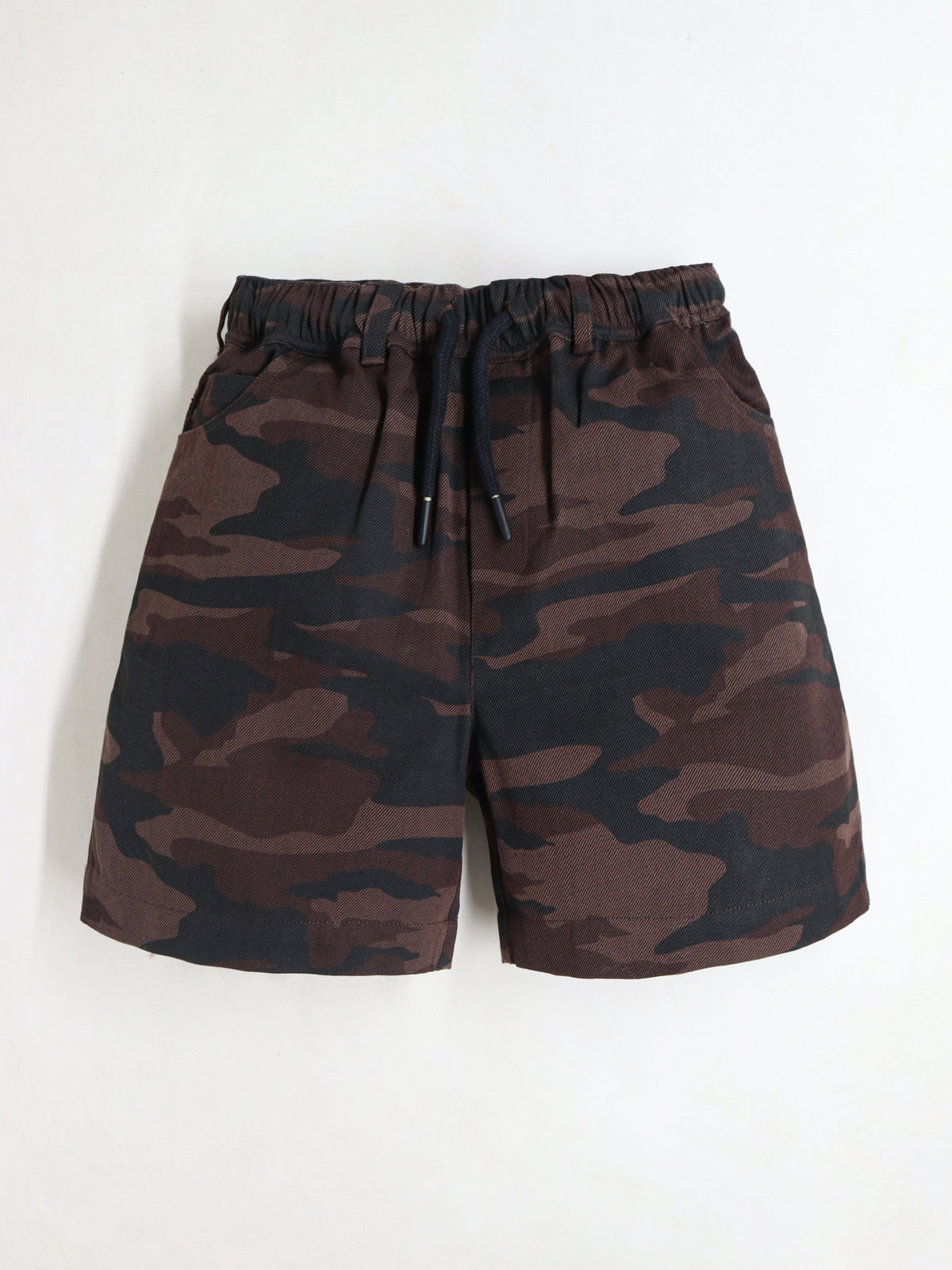 Cherry Crumble Multicolor Print Breezy-Luxe Summer Shorts