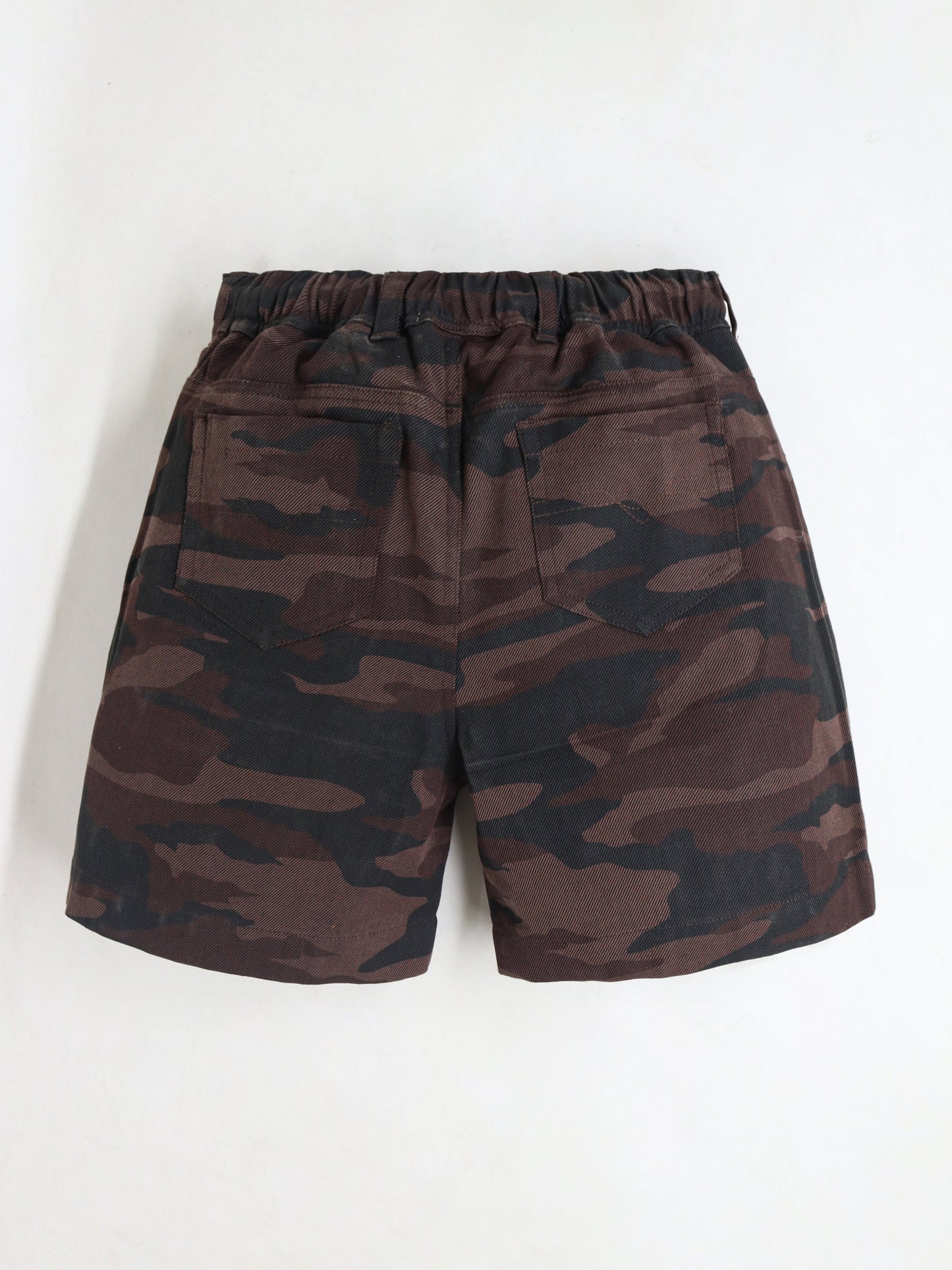 Cherry Crumble Multicolor Print Breezy-Luxe Summer Shorts