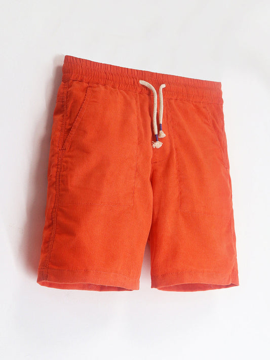 Cherry Crumble Orange Solid Snug Classic Shorts