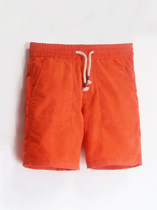 Cherry Crumble Orange Solid Snug Classic Shorts