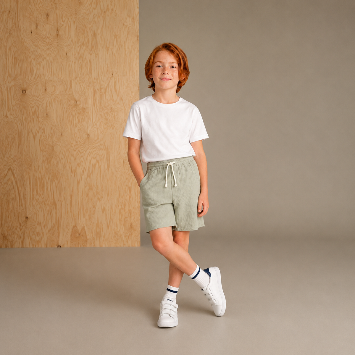 Olive Lovely Classic Summer Shorts