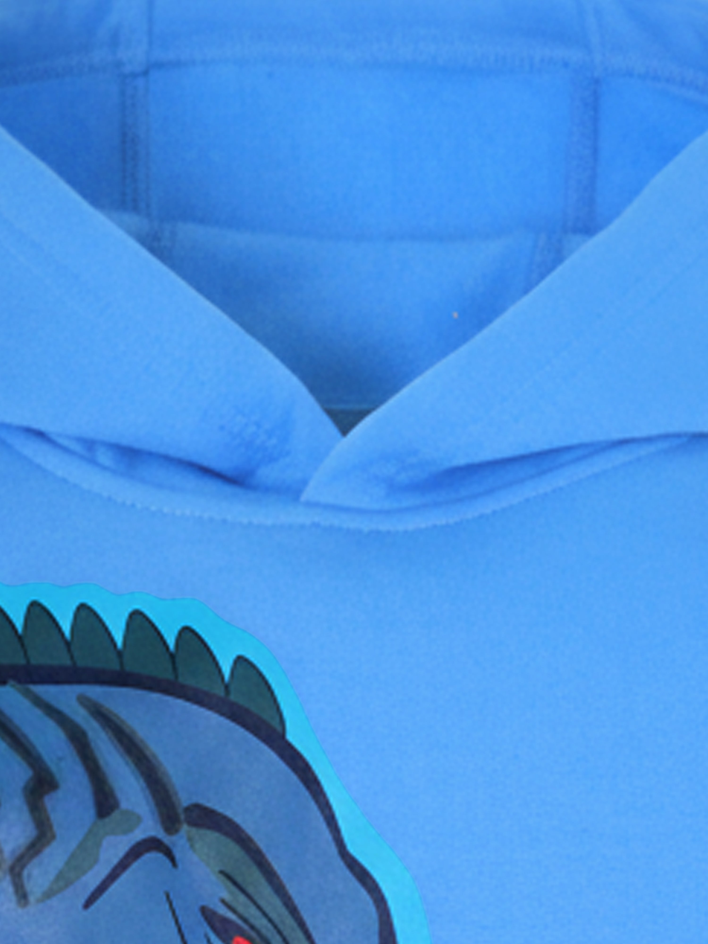 Cozy Blue Fleece Winter Hoodie