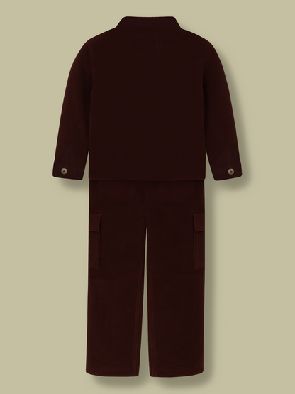 Berry Snuggle Jacket Set