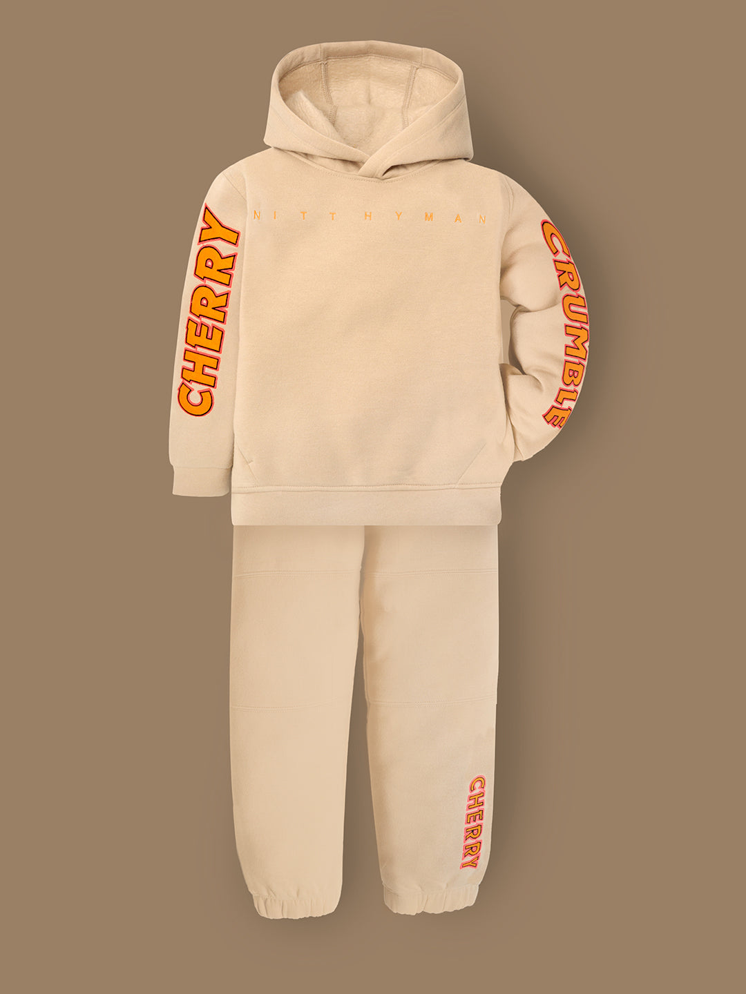 Cherry Crumble Holiday Bloom Sweetie Beige Grand Sweatshirt Set