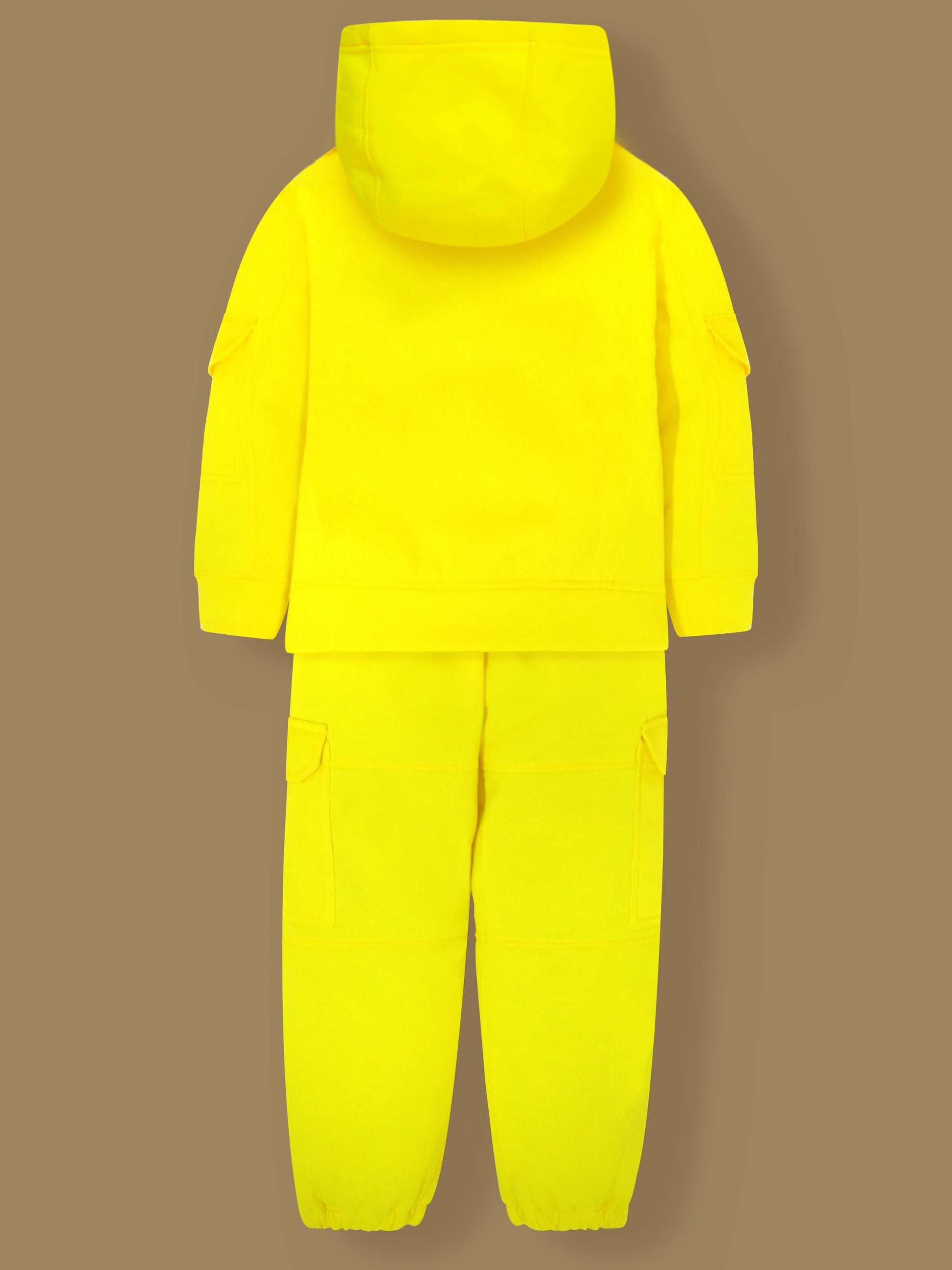 Cherry Crumble Winter Glow Yellow Sweatshirt Set