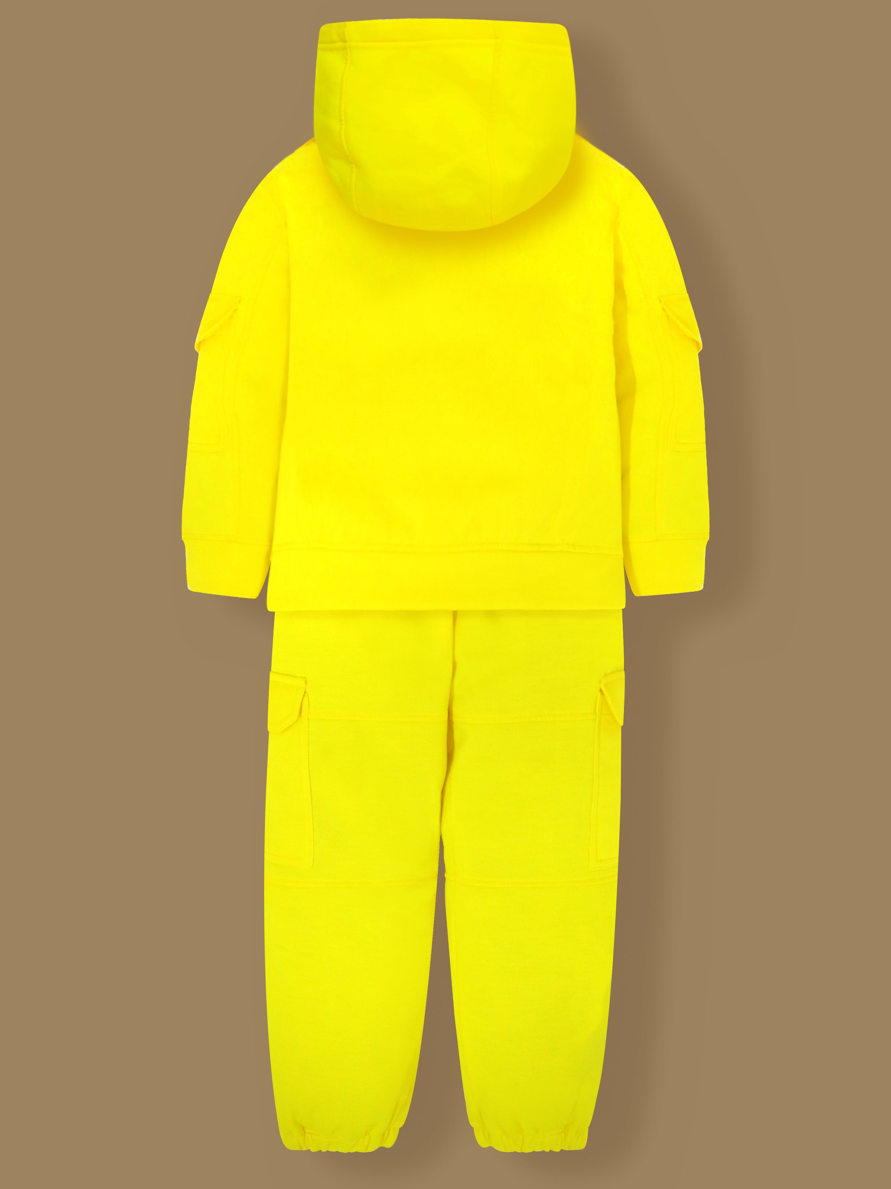 Cherry Crumble Winter Glow Yellow Sweatshirt Set