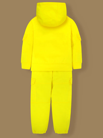 Cherry Crumble Winter Glow Yellow Sweatshirt Set