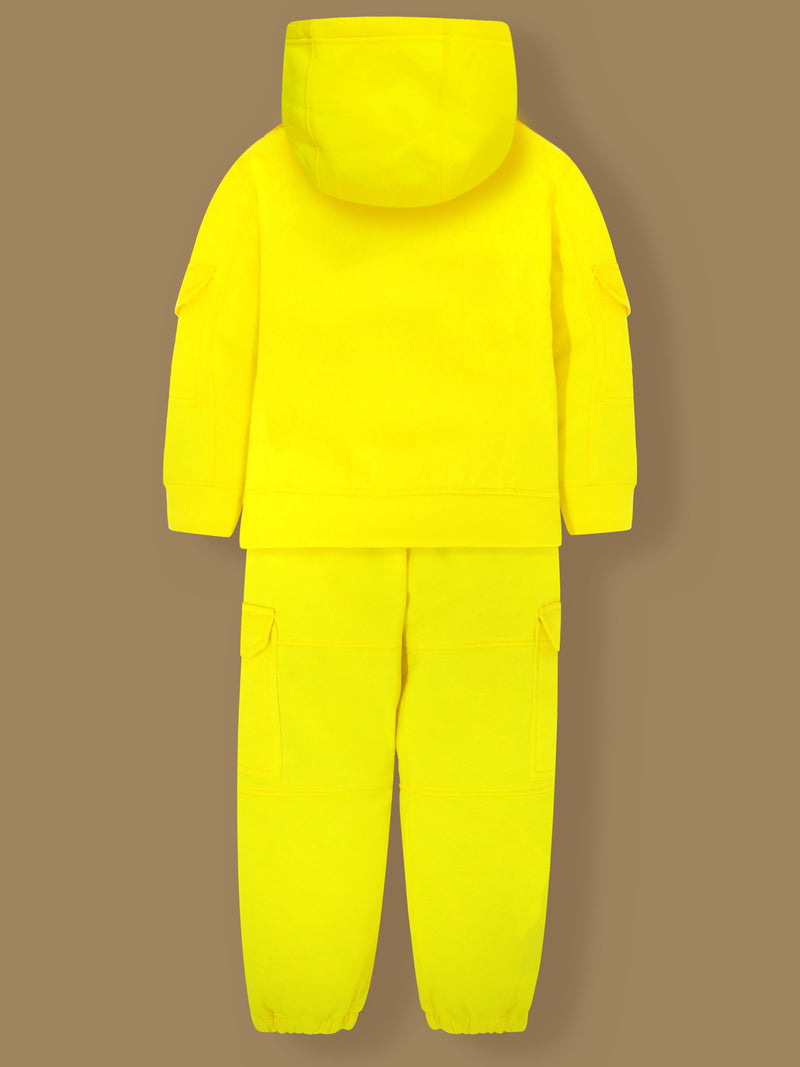 Winter Glow Yellow Sweatshirt Set