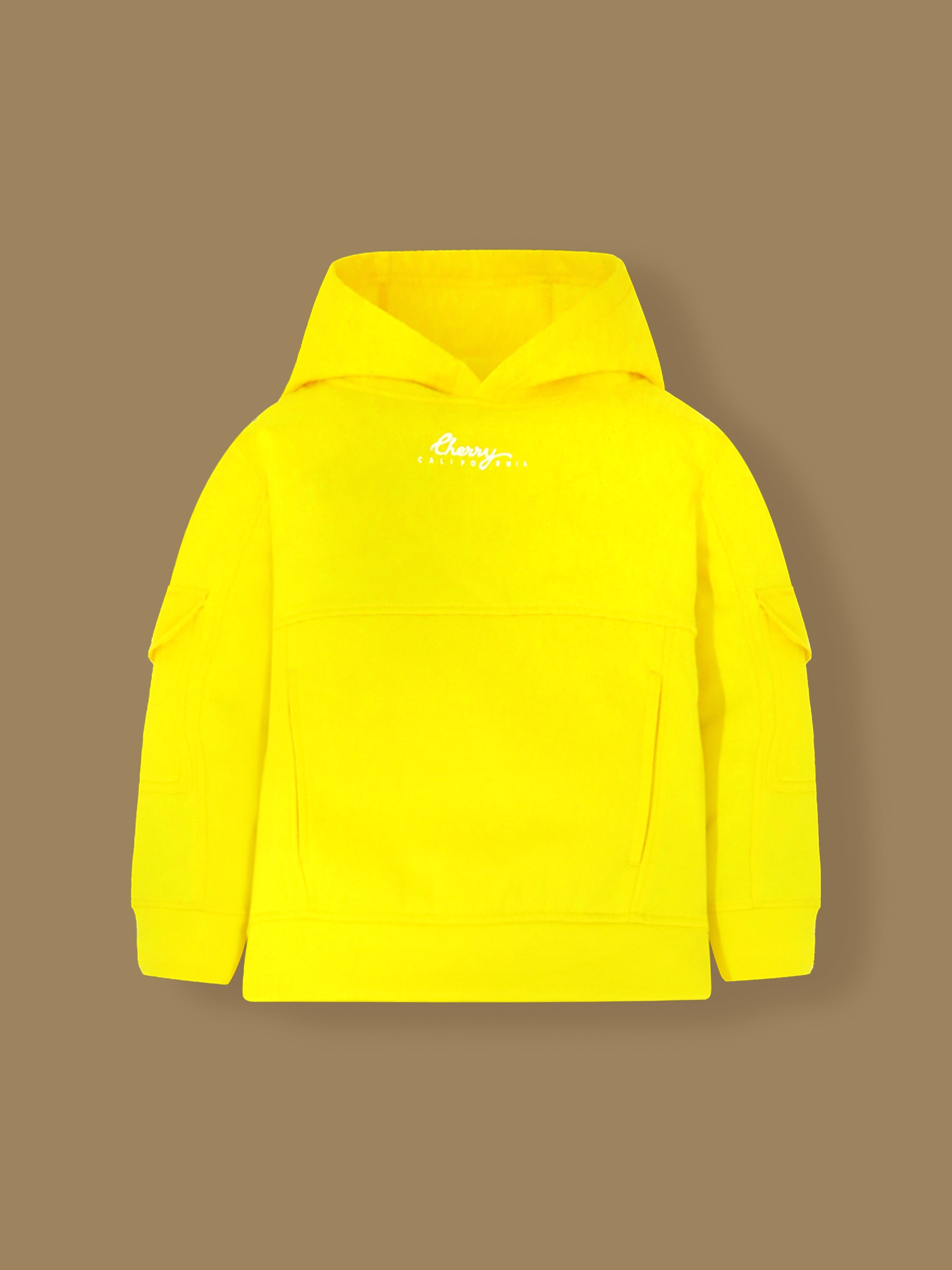 Cherry Crumble Winter Glow Yellow Sweatshirt Set