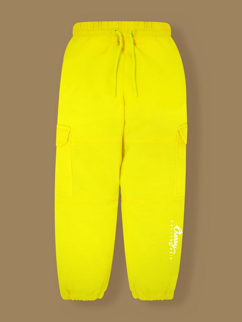 Winter Glow Yellow Sweatshirt Set