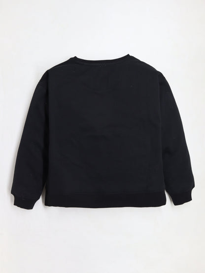 Cherry Crumble Cool Black Sweatshirt Set