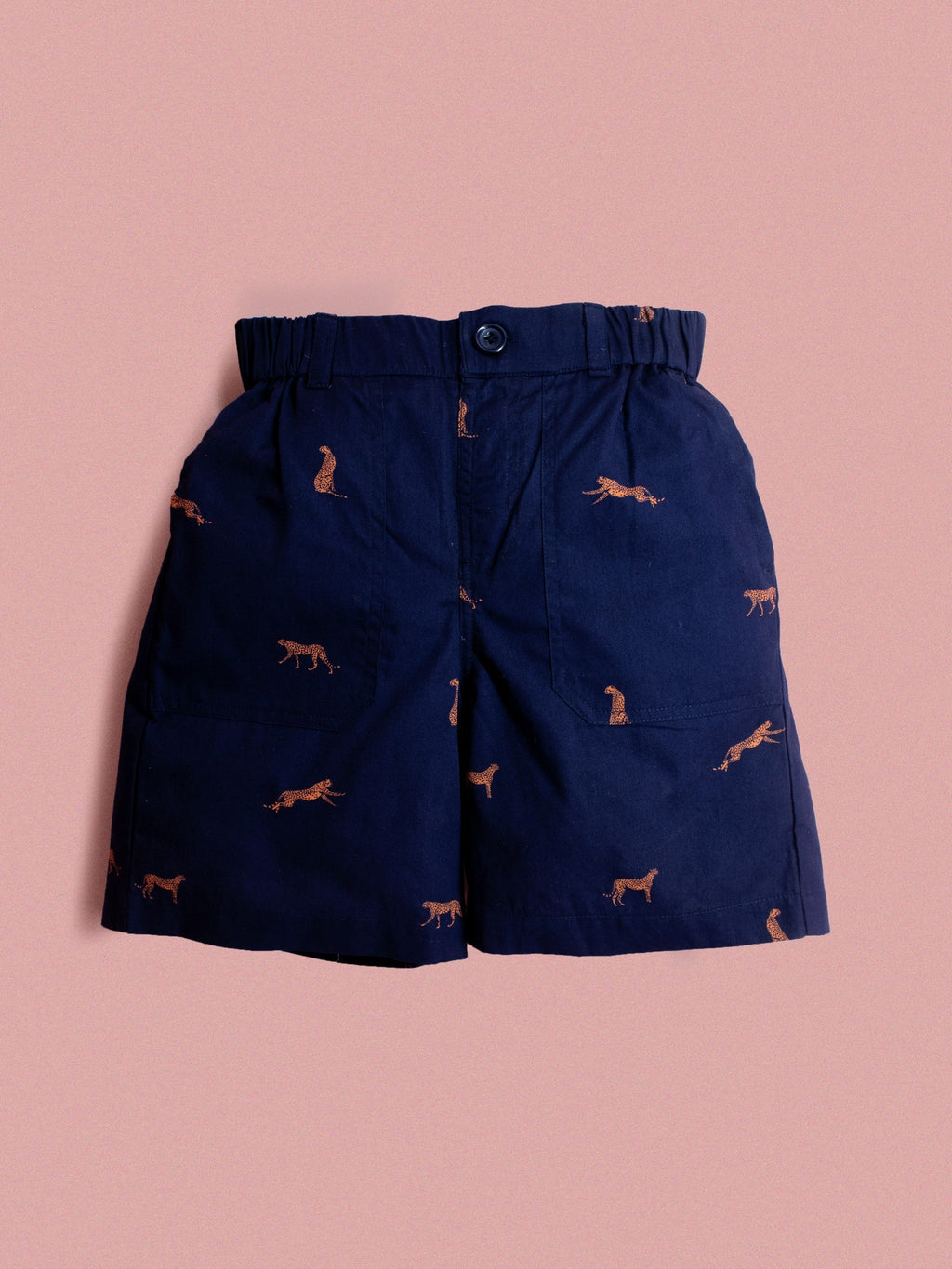 Cherry Crumble Navy Blue Printed Cute Top