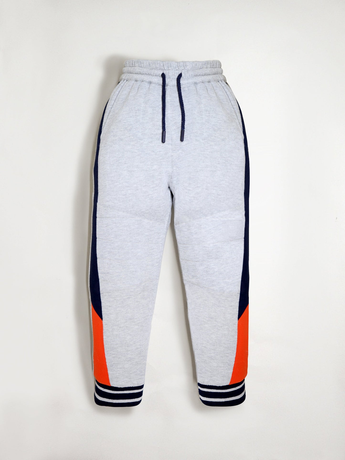 Cherry Crumble Grey Snuggle-Trendy Winter Track Pants