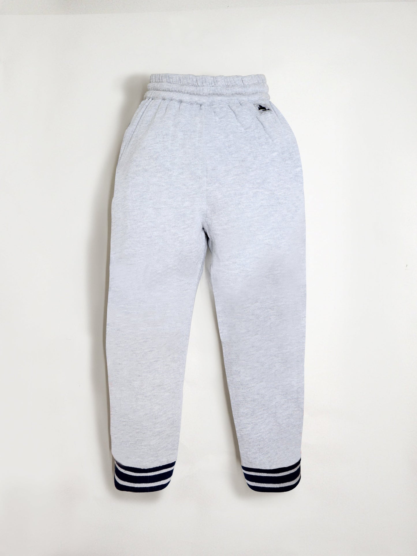 Cherry Crumble Grey Snuggle-Trendy Winter Track Pants