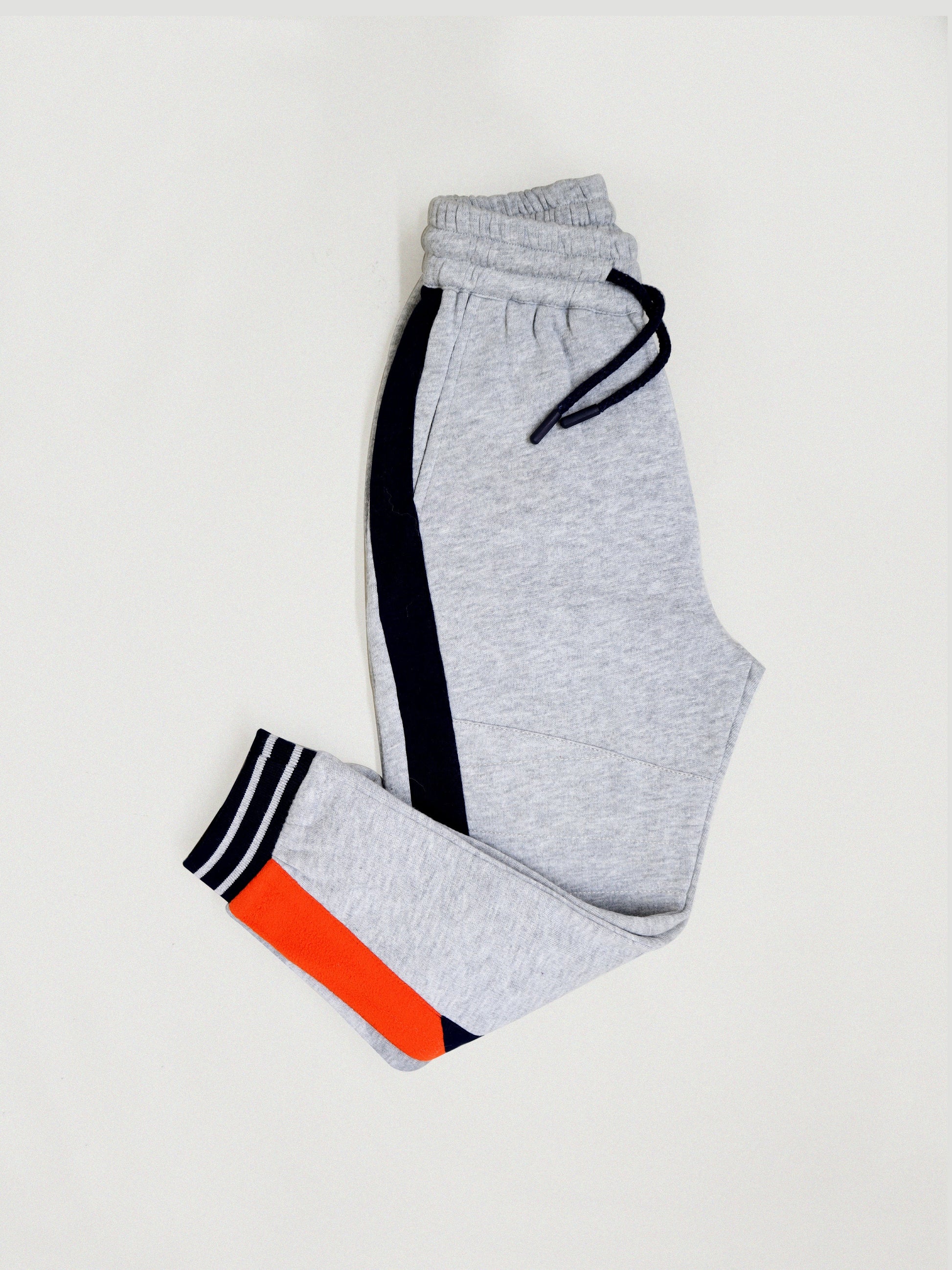 Cherry Crumble Grey Snuggle-Trendy Winter Track Pants