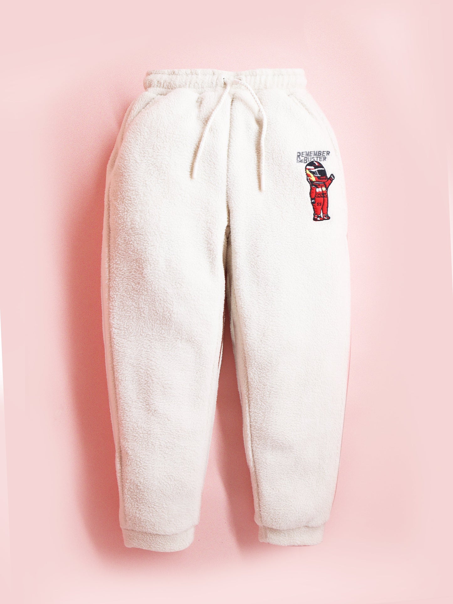 Cherry Crumble Cream Snuggle-Luxe Winter Track Pants