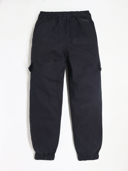 Black Baggy Boys’ Joggers