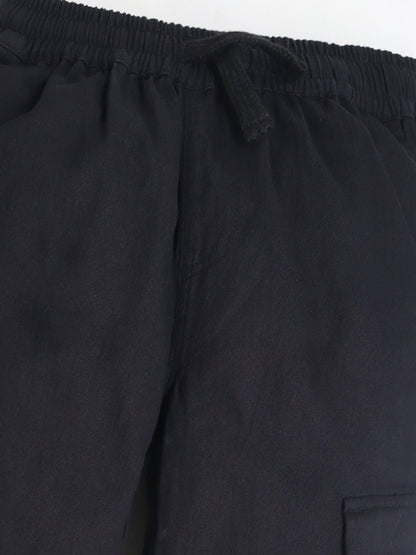 Black Baggy Boys’ Joggers