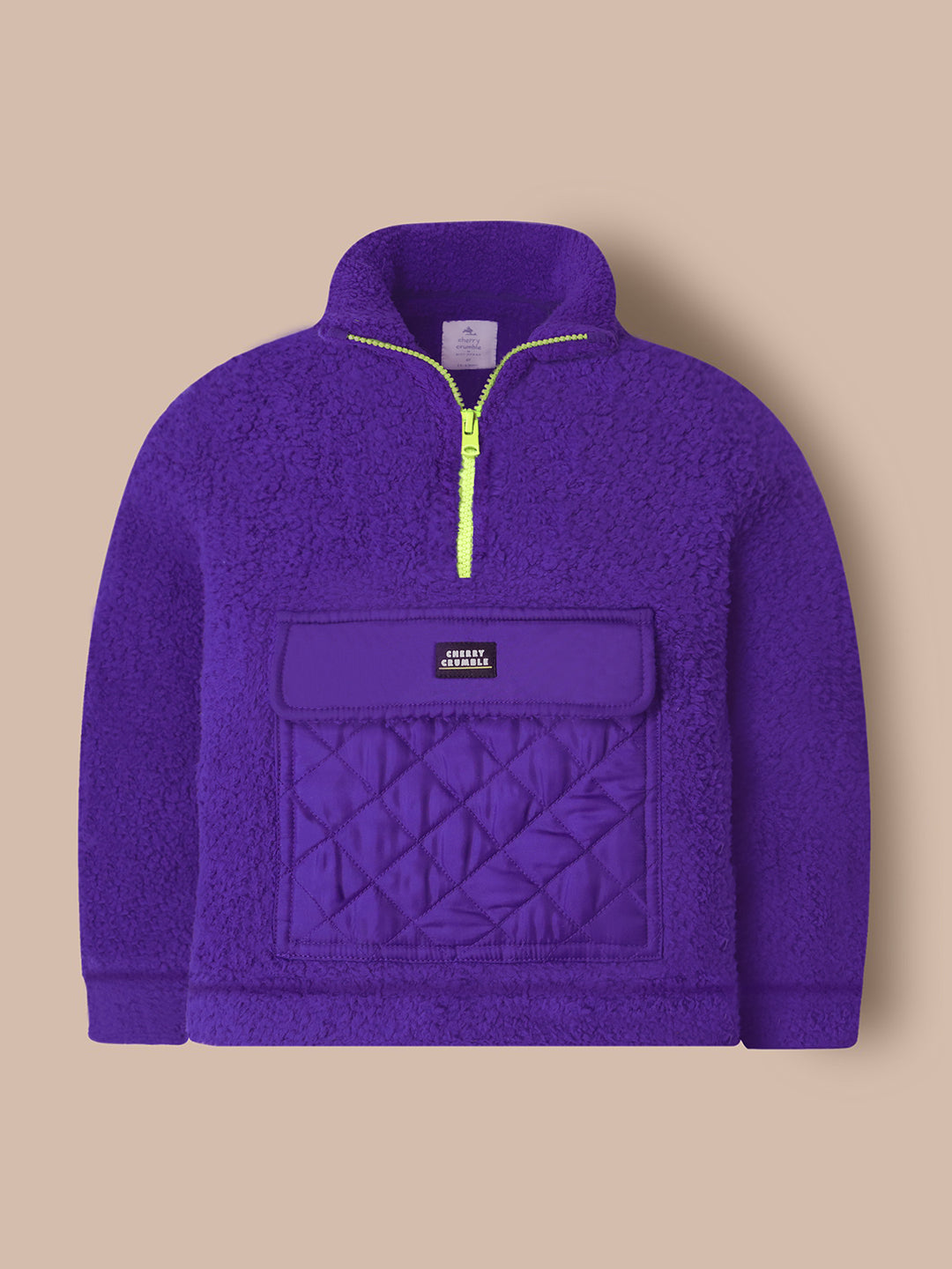Cherry Crumble Violet Sunny Joy Bubbly Polished Sweatshirt