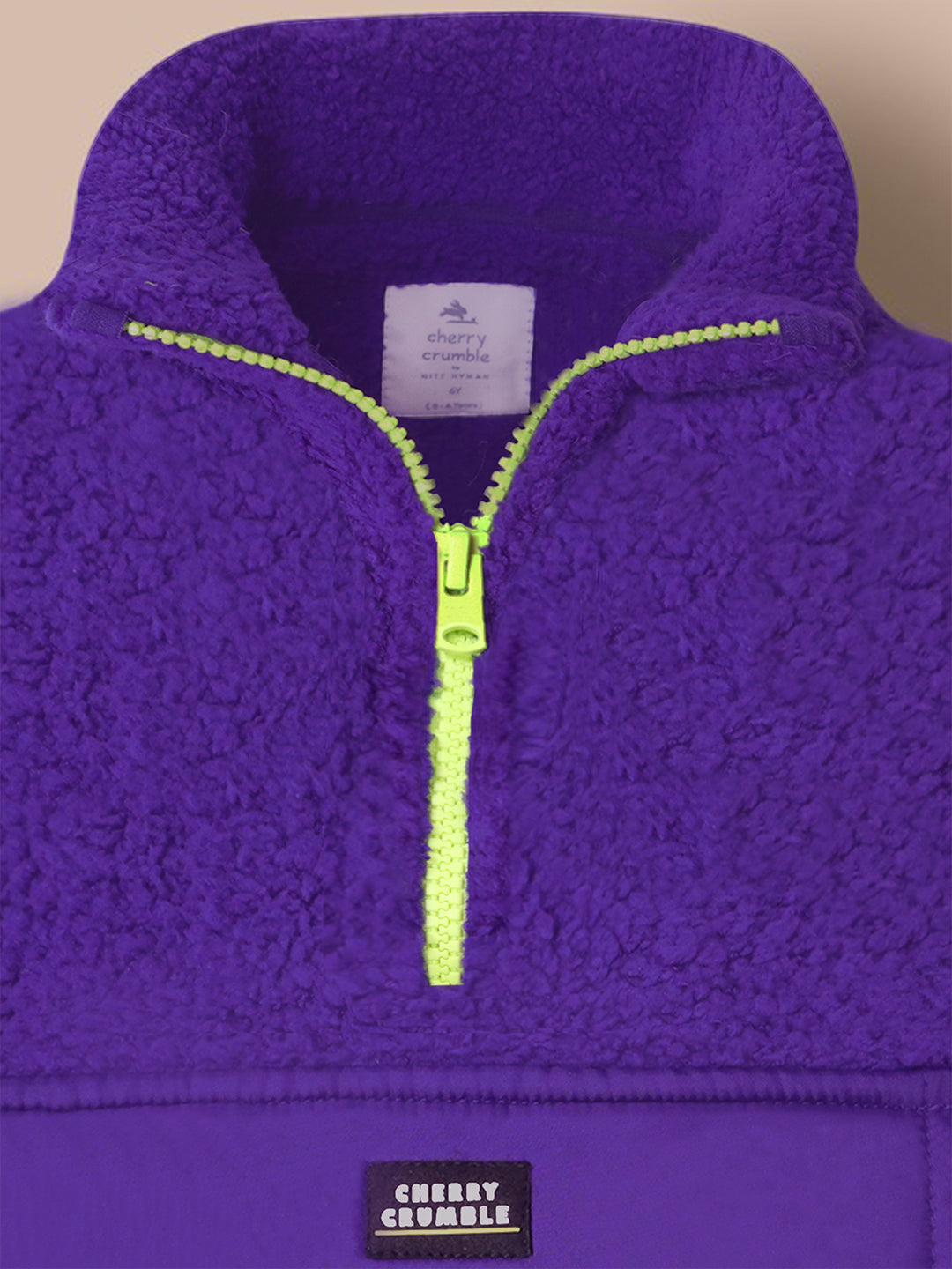 Cherry Crumble Violet Sunny Joy Bubbly Polished Sweatshirt