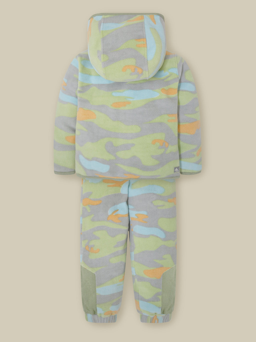 Multicolor Camo Hoodie Set
