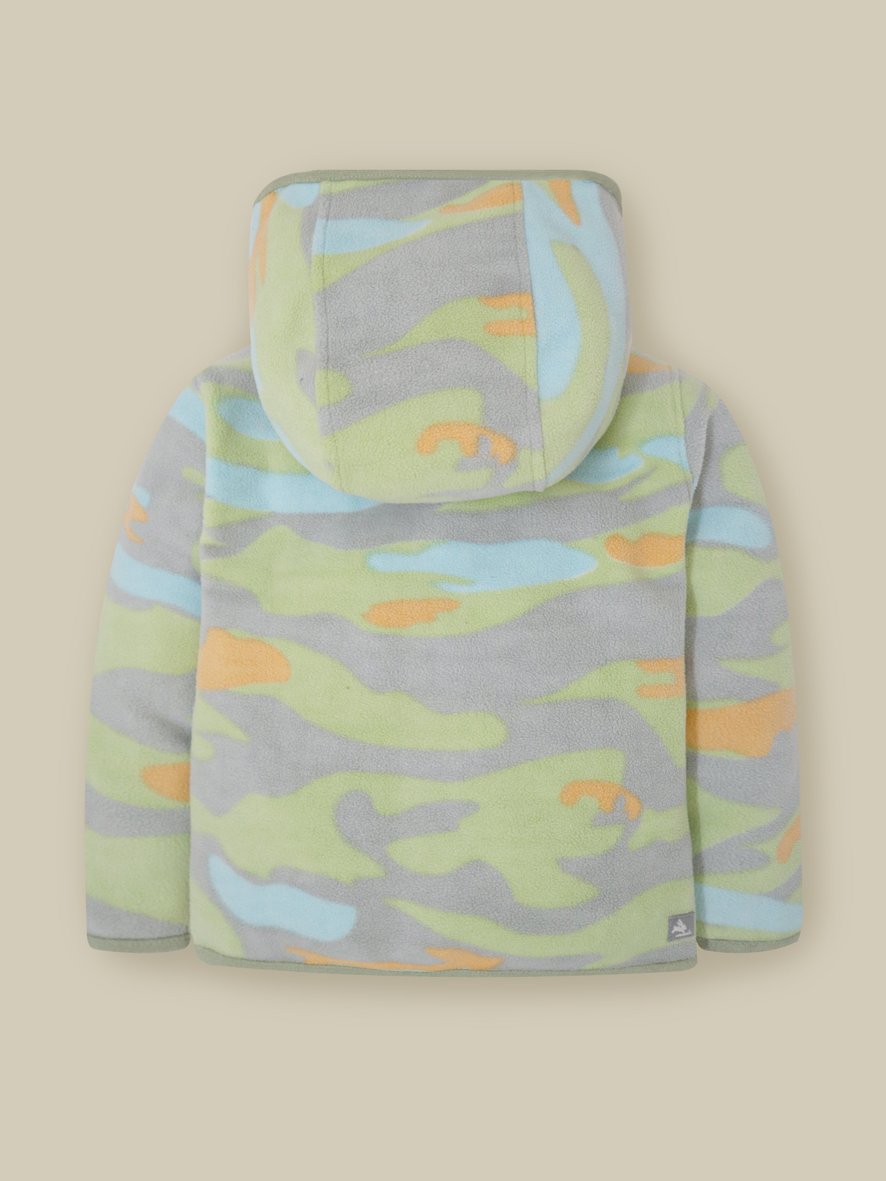 Multicolor Camo Hoodie Set