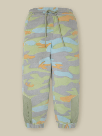 Multicolor Camo Hoodie Set