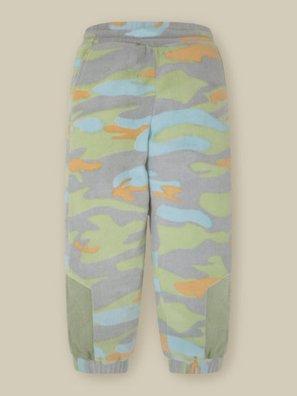 Multicolor Camo Hoodie Set