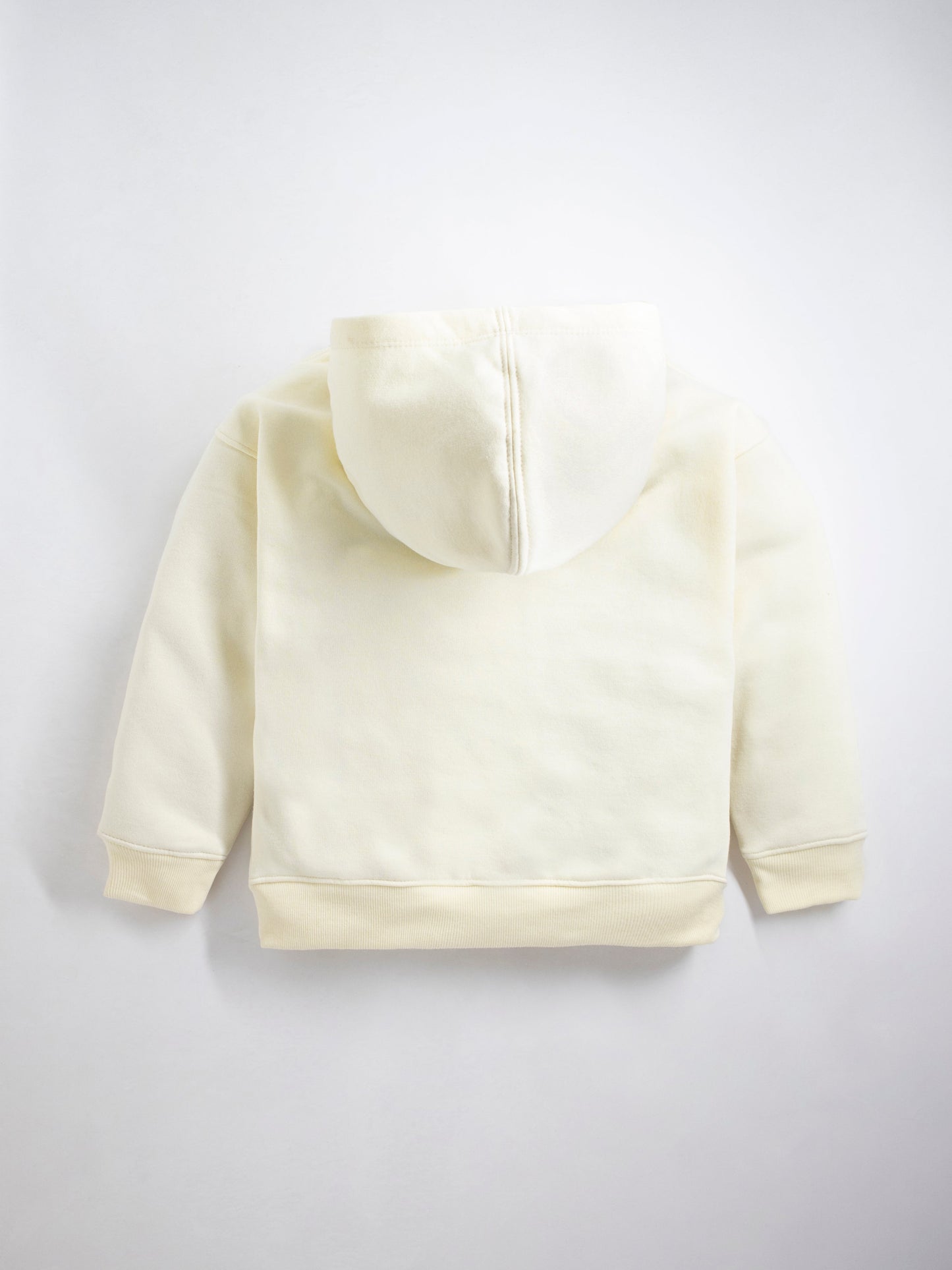 Cherry Crumble Cream Solid Printed Fleece Lovely Classic Winter Sweatshirt