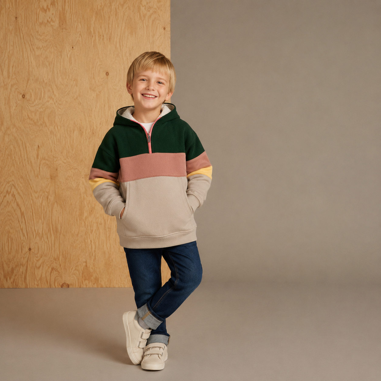Mehrfarbiges Trendiges Klassisches Sweatshirt