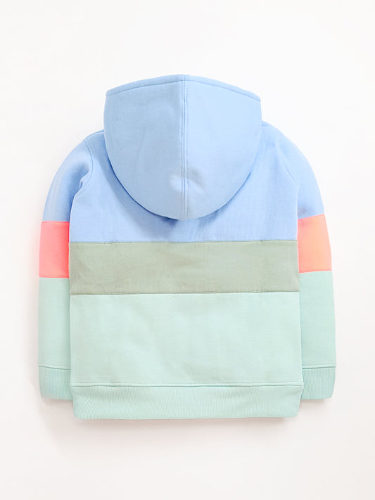 Cherry Crumble Multicolor Colorblock Winter Sweatshirt