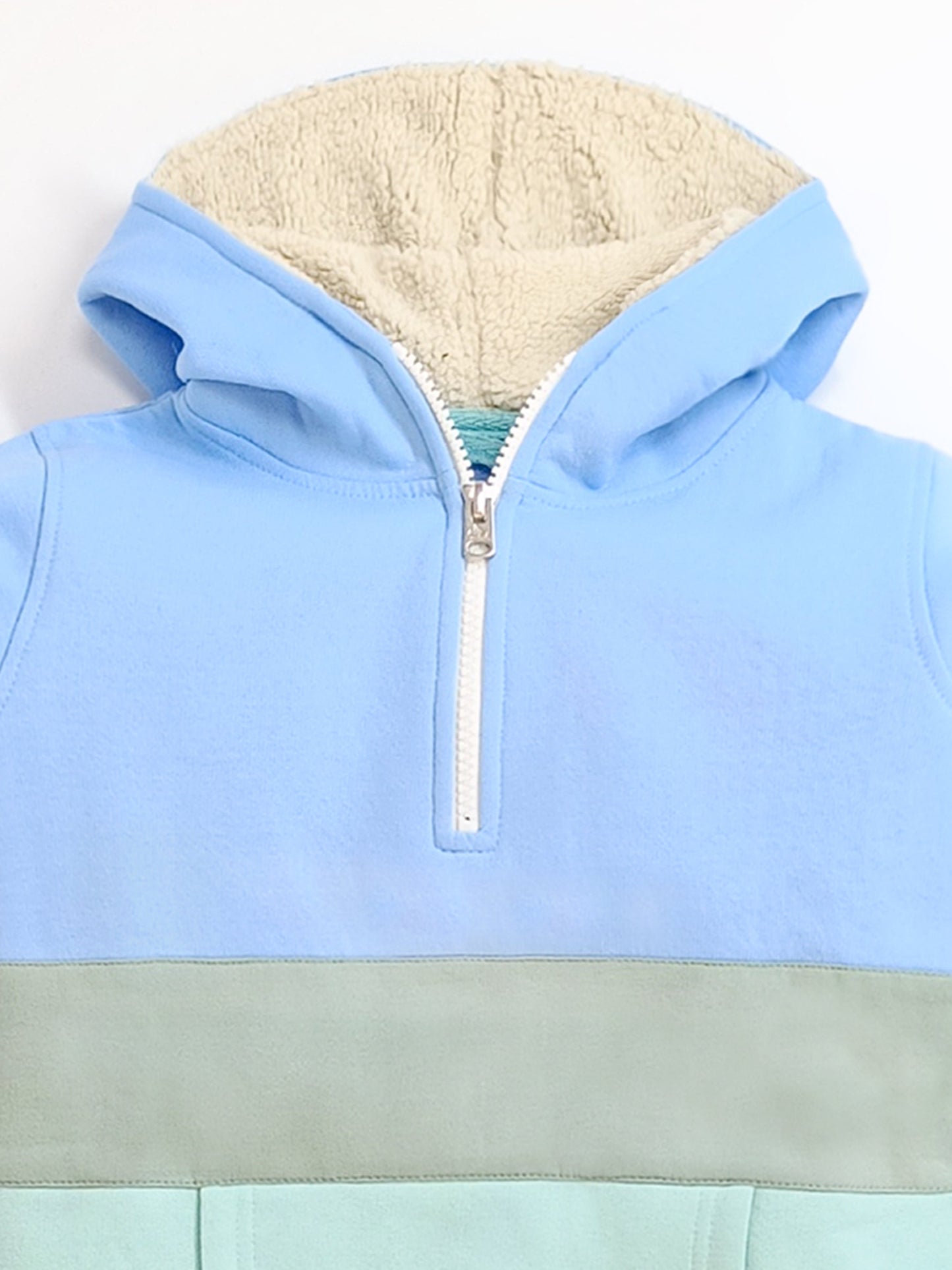 Cherry Crumble Multicolor Colorblock Winter Sweatshirt