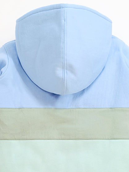 Cherry Crumble Multicolor Colorblock Winter Sweatshirt