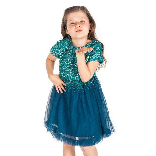 Cherry Crumble Green Lovely Graceful Dress