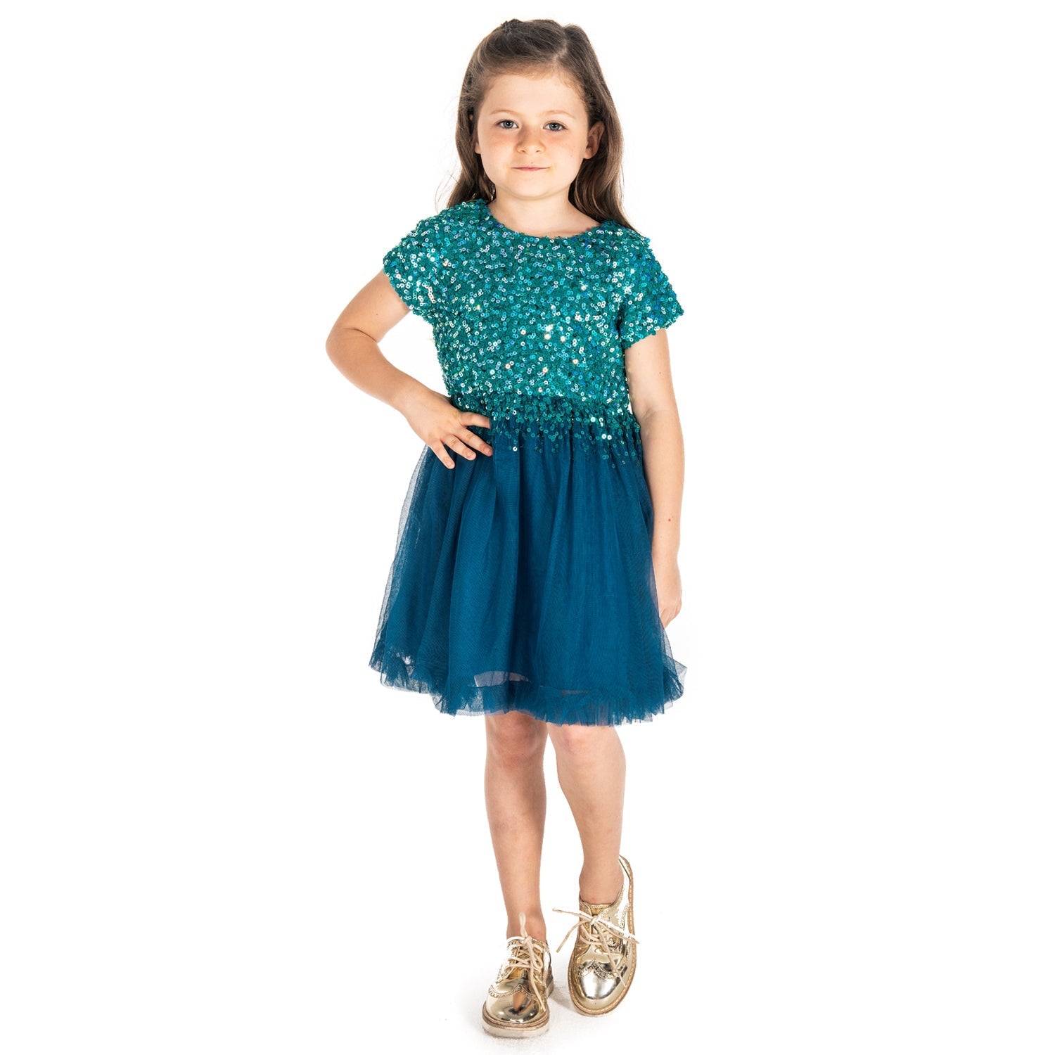 Cherry Crumble Green Lovely Graceful Dress