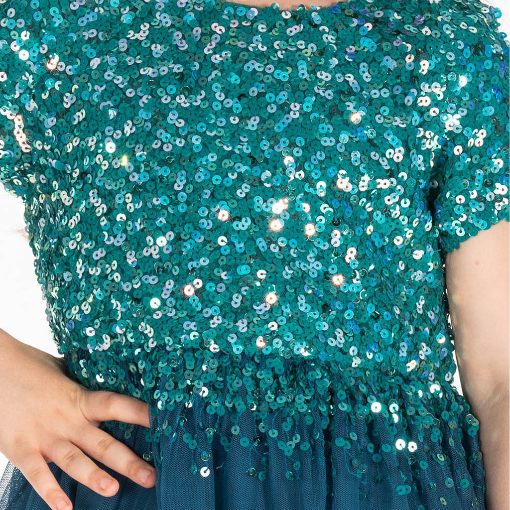 Cherry Crumble Green Lovely Graceful Dress