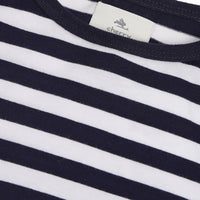 Blue Stripes Breezy-Luxe Summer T-Shirt