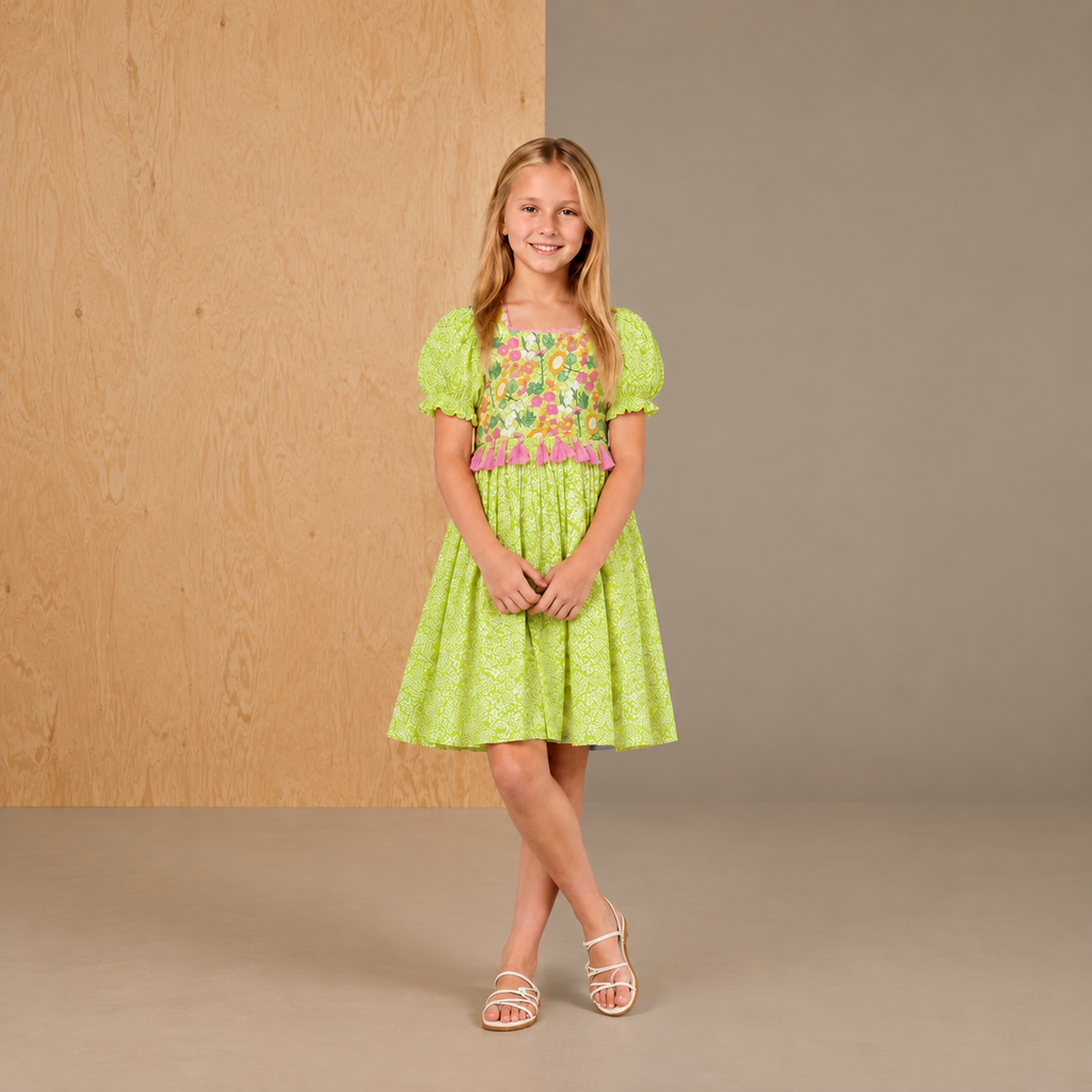 Robe Éclose Jaune