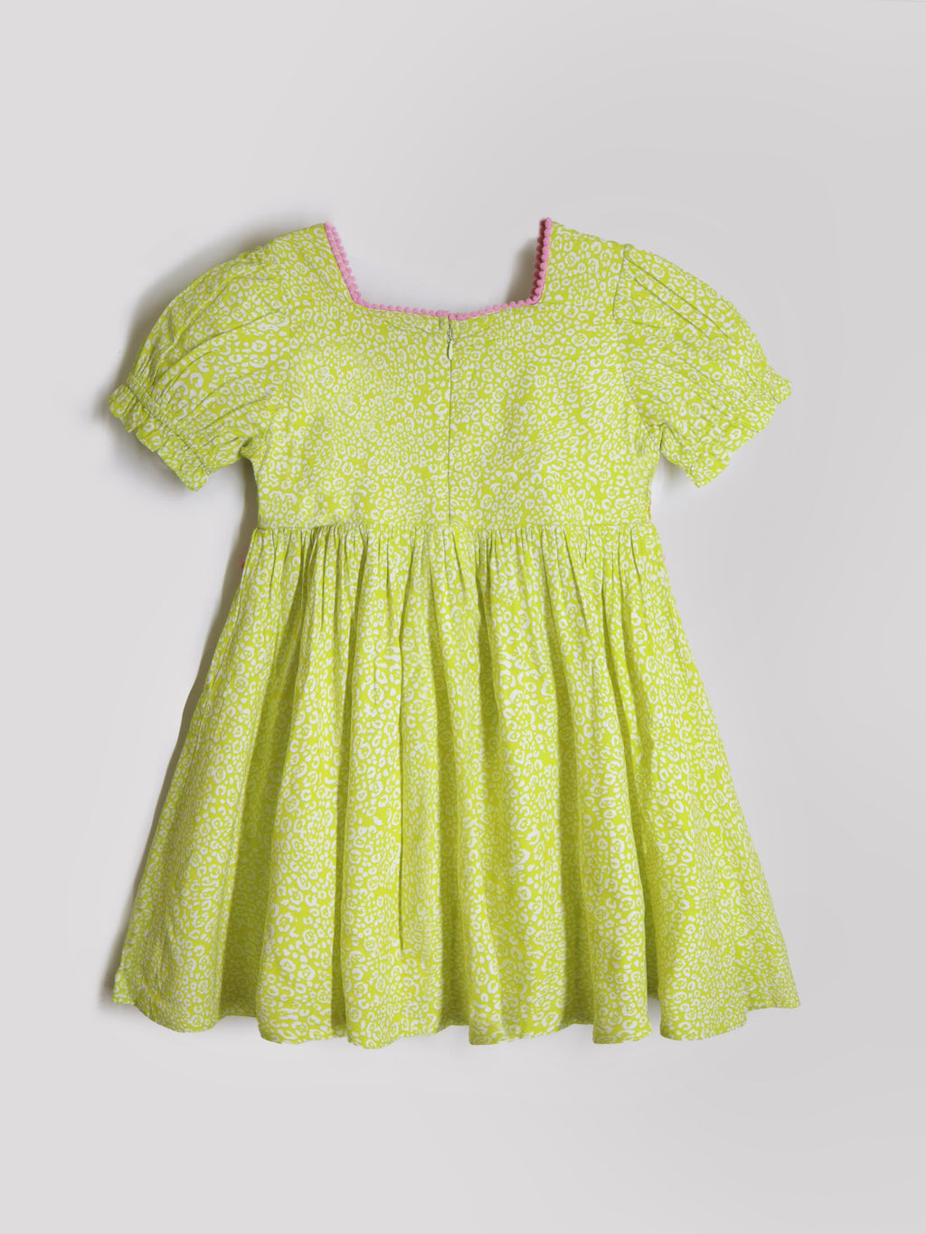 Cherry Crumble Yellow Bloom Dress
