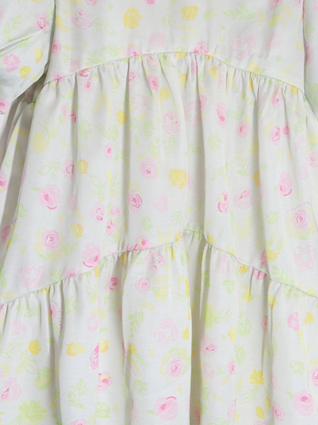 Cherry Crumble Mint Floral Printed Snug Summer Dress