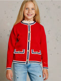 Cherry Crumble Red Cuddle Sweater Coat