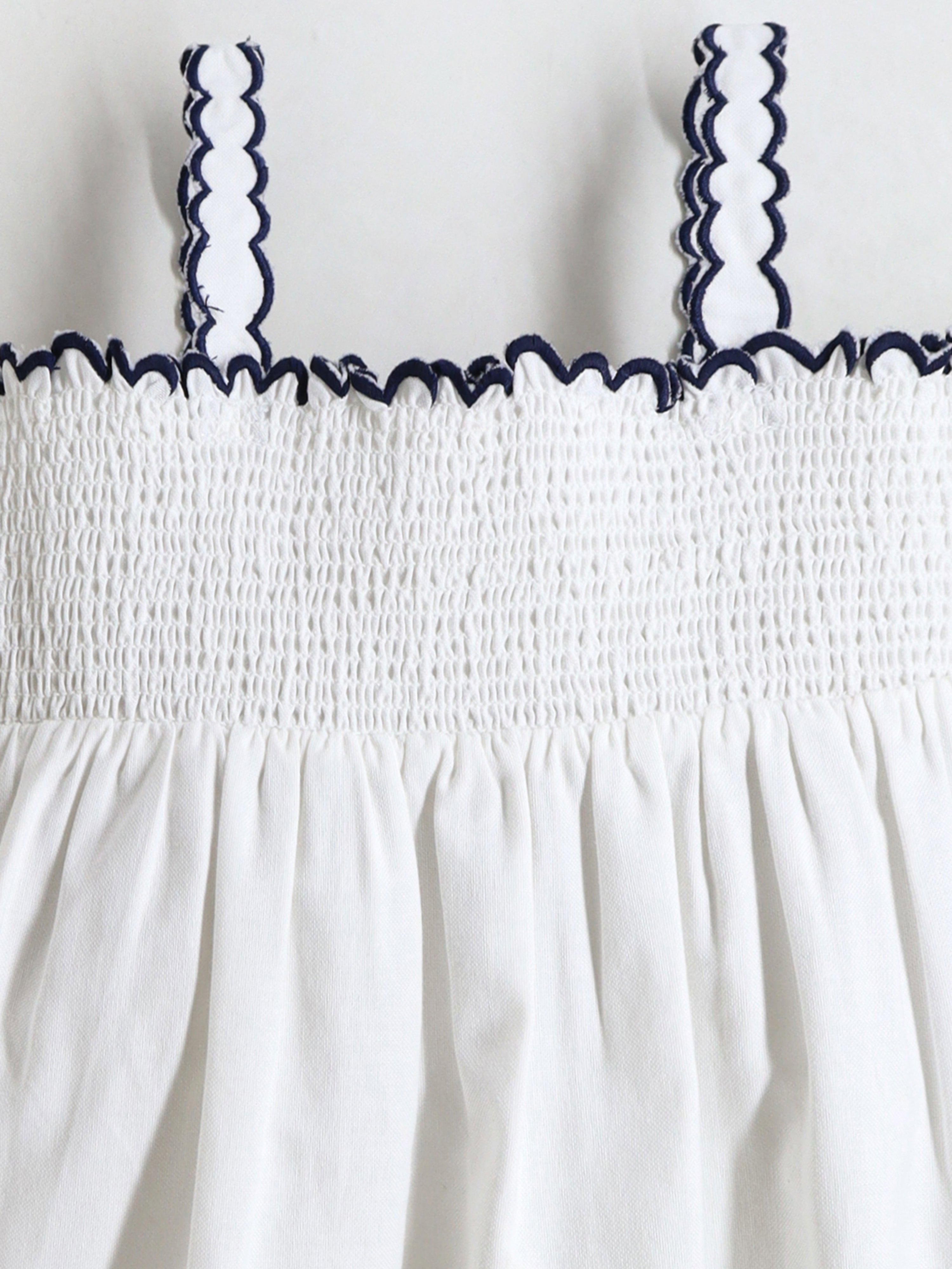 Cherry Crumble White Solid Trendy Stylish Top