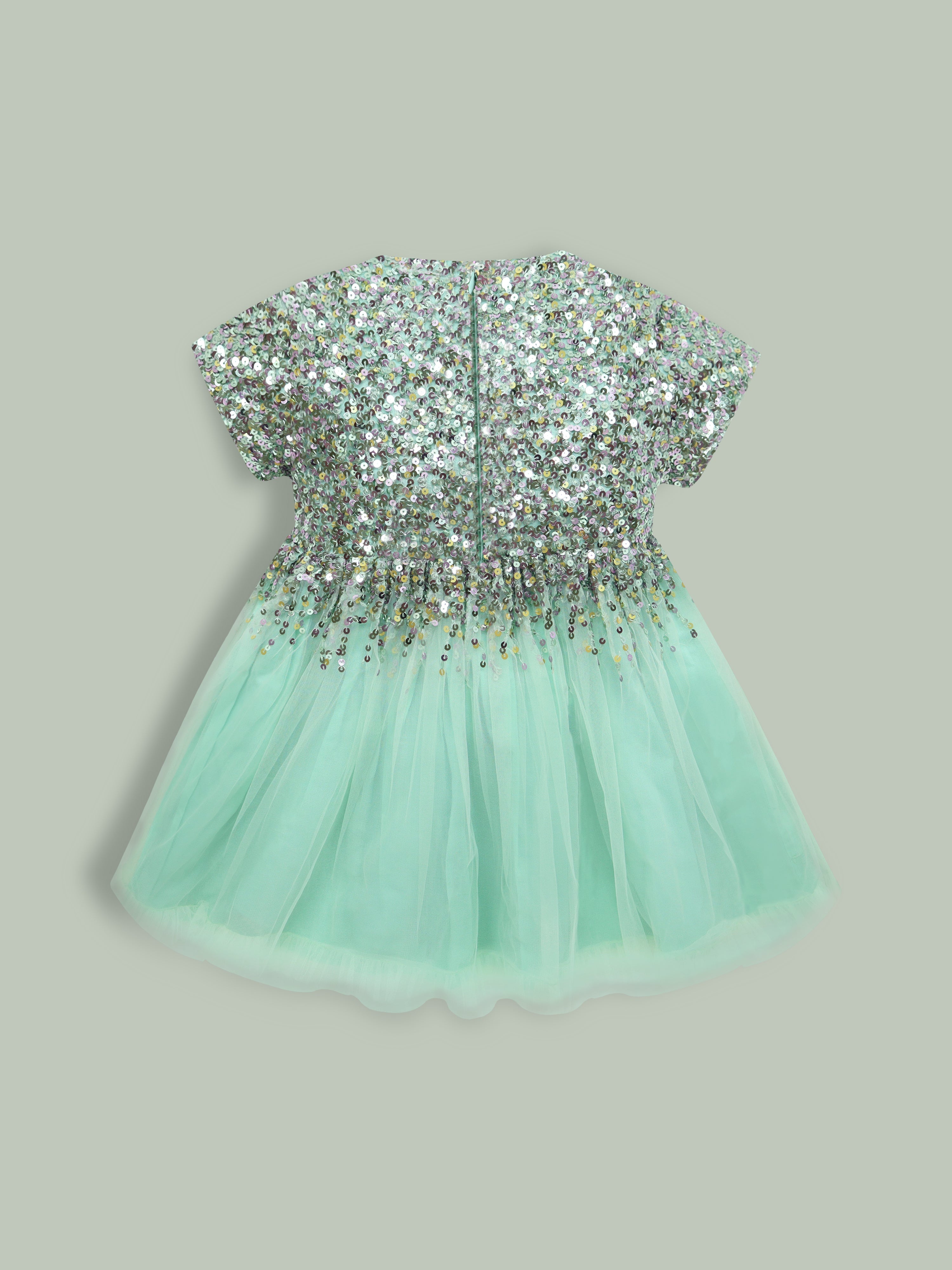 Cherry Crumble Mint Solid Cozy Stylish Summer Dress