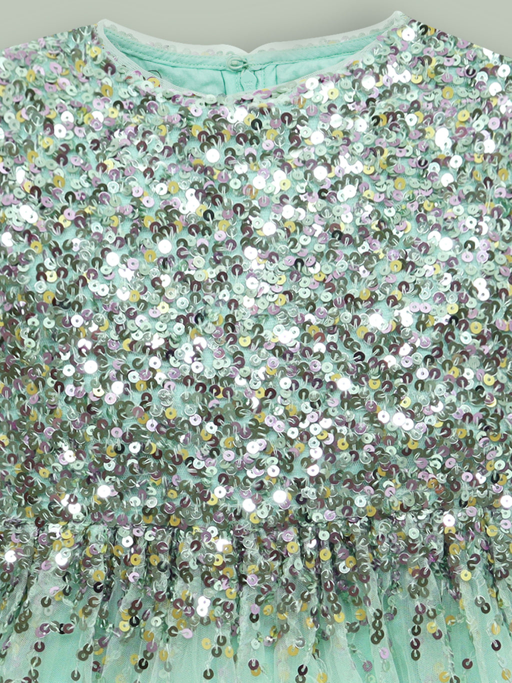 Cherry Crumble Mint Solid Cozy Stylish Summer Dress