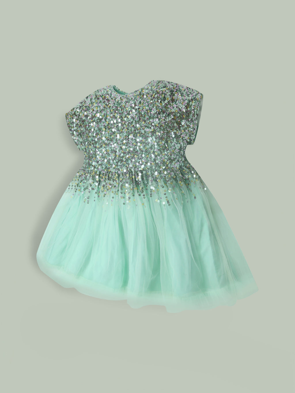 Cherry Crumble Mint Solid Cozy Stylish Summer Dress